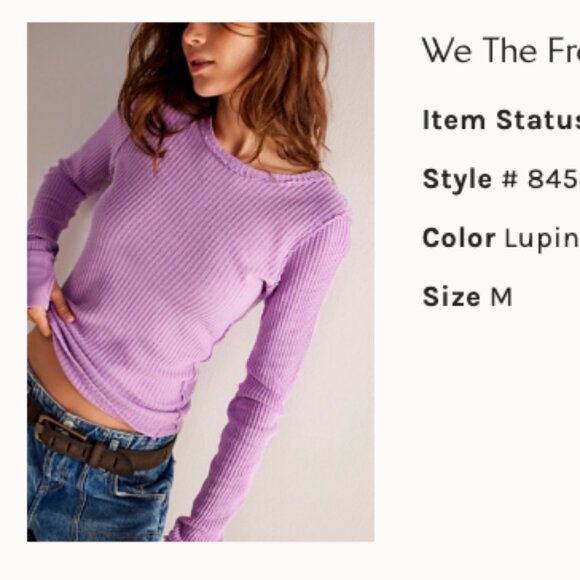 We The Free Roll With It Thermal Lupine M - Picture 1 of 3
